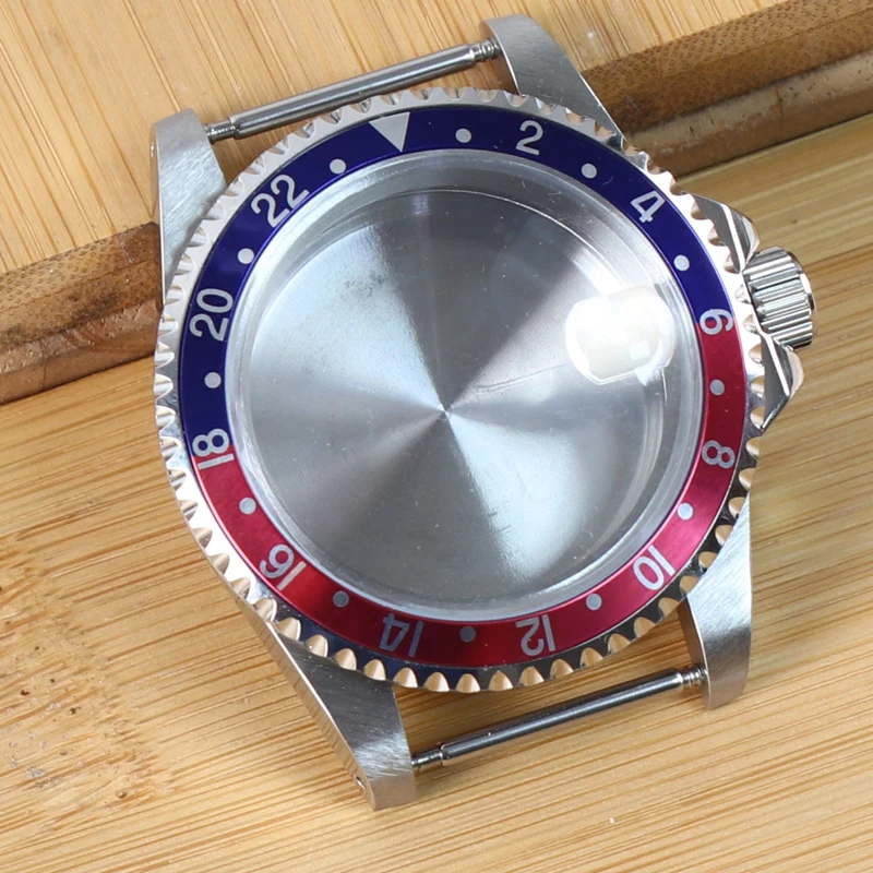 Vintage 39.5mm Sapphire Glass Watch Case