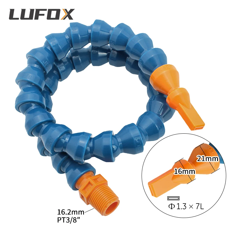 3/8인치 냉각 튜브 플라스틱 유연한 물 오일 냉각제 파이프 호스 냉각 파이프 ..