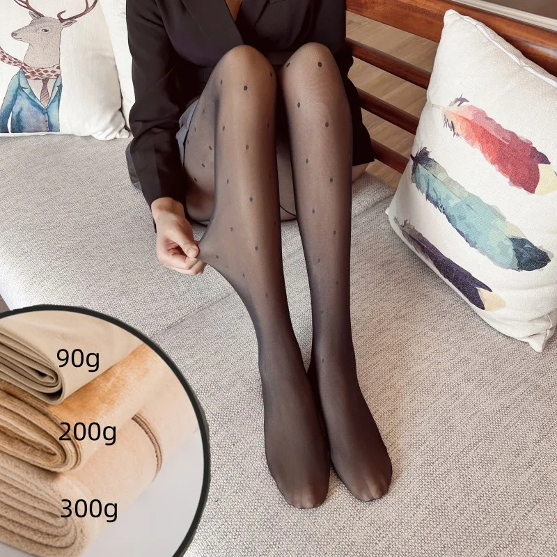 Îmbrăcăminte pentru femei Y2k Ciorapi translucizi sexy pentru femei Colanți cu efect elastic înalt de piele Colanți cu imprimeu Pantaloni șosete pentru femei_voghion.com