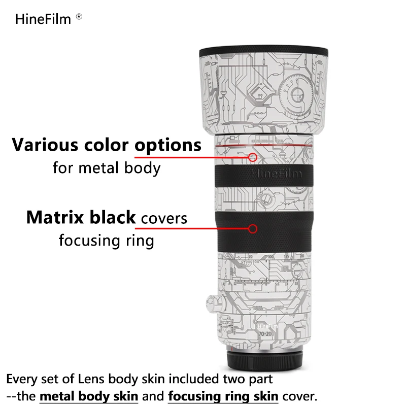 Canon New RF70-200 F2.8 L IS USM Z 렌즈 스킨 70200 렌즈 스티커 70 200 랩 커버 70-200 f2.8 스킨용 맞춤형 스킨