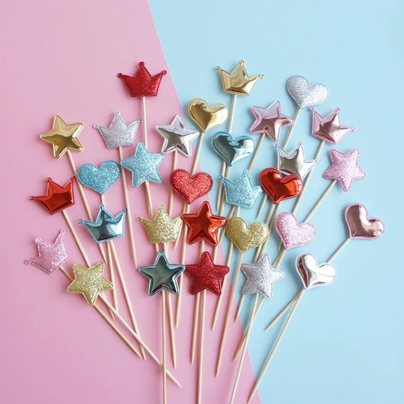 Cupcake Toppers Cake Toppers Decorating Picks Party Decorations 20pcs