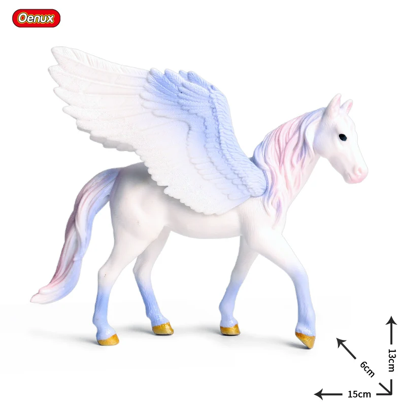MOJO Pegasus Rainbow Mythical Fantasy Monster Model Toy Figure