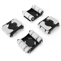 4 Pack Heavy Duty Furniture Lifter Lever Roller Wheels Sliders 660 Lbs Load Capacity Appliance 1