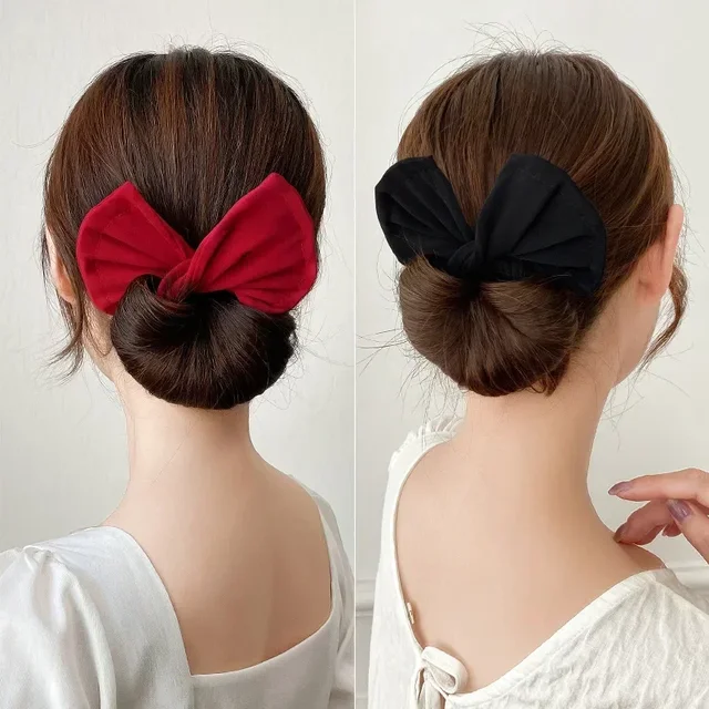Pince à cheveux magique pour femmes, coiffure torsadée, style français élégant, beignet, chignon, accessoires pour femmes 1