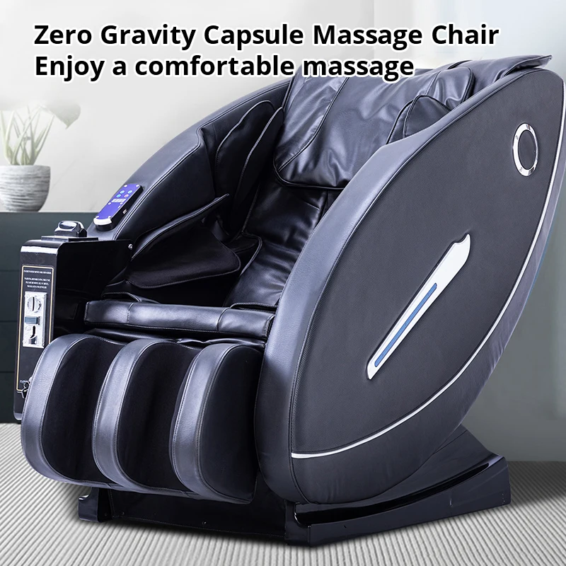 Commercial Shared Coin-operated Massage Chair Coin Banknote Fully Automatic Zero Gravity Fixed Roller Massage Chair 6