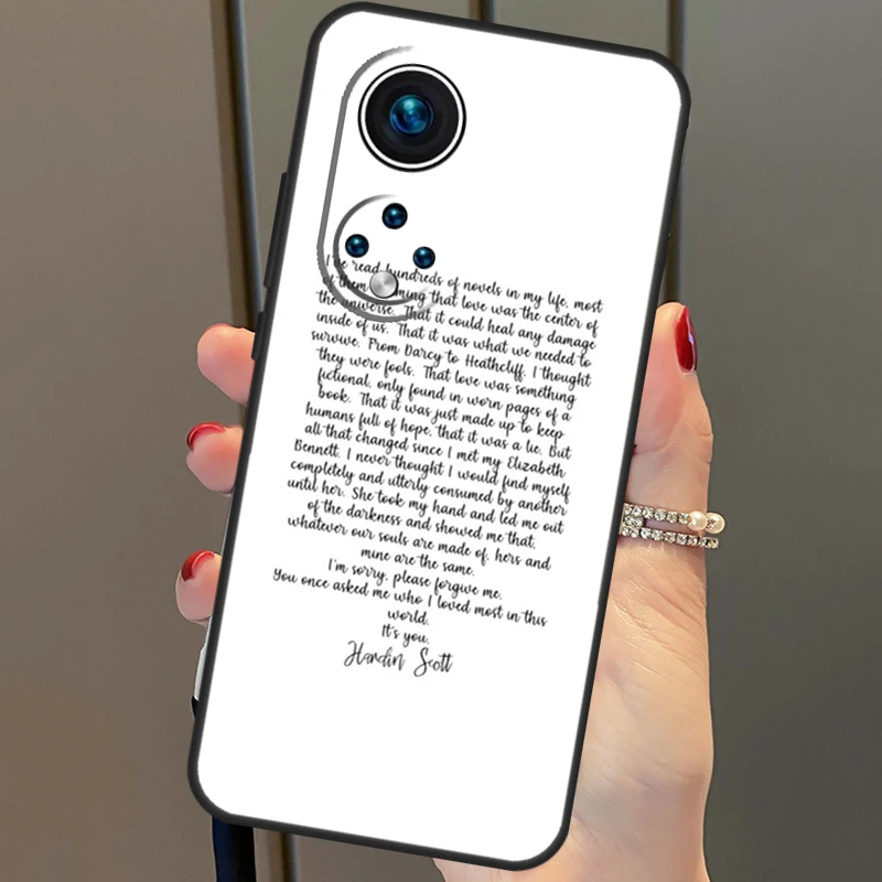 After We Collided Hardin Scott Tessa Themed Phone Case