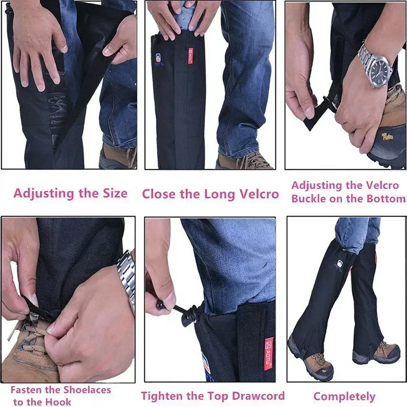 

Защитный чехол для кемпинга, пешего туризма, уличные защитные гетры, защита от разрывов ног, гетры, змея, ткань Оксфорд, поклевки