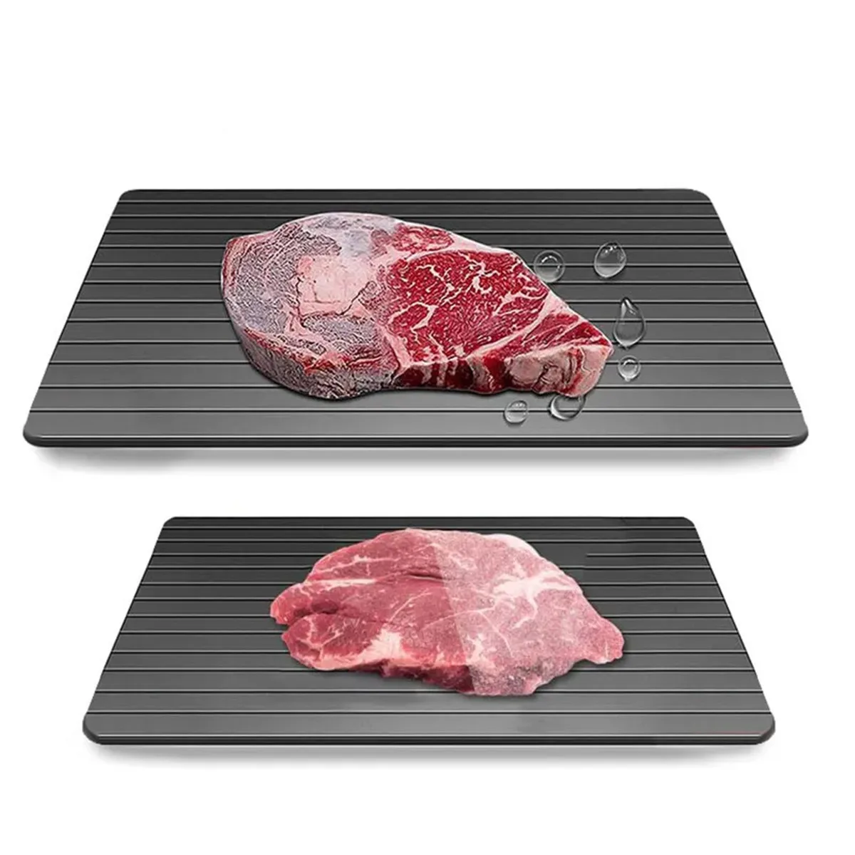 Chopping Board Defrosting Tray 1pcs aluminum alloy Thawing Board for Beef Seafood Frozen Food Fish Meat