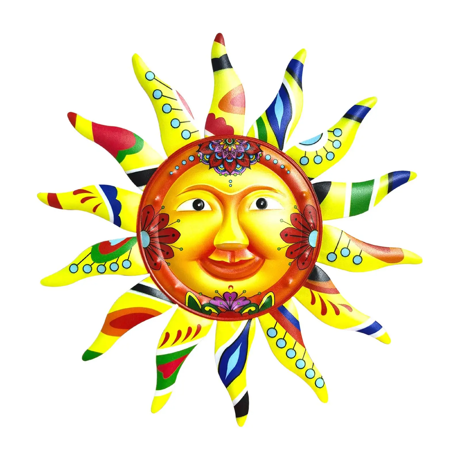 

Настенный декоративный водонепроницаемый металлический настенный Декор Sun Outdoor Настенный декор для сада, дома, спальни, двора