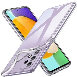 Premium Clear Soft Silicone Phone Case - High Quality Protective Back Cover - Samsung A13 (Clear)