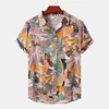 Flowers 3d Printed Shirt For Men's Clothing Colorful Design Pattern Harajuku Shirts Casual Fashion Street Lapel Button Blouse 5