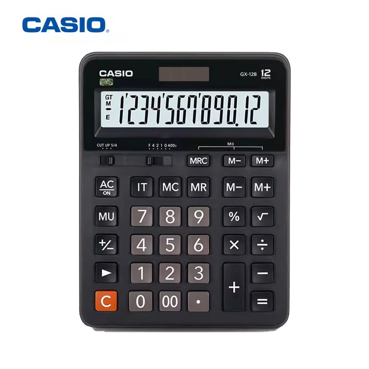 Casio Dual Power 12-Digit Desktop Calculator