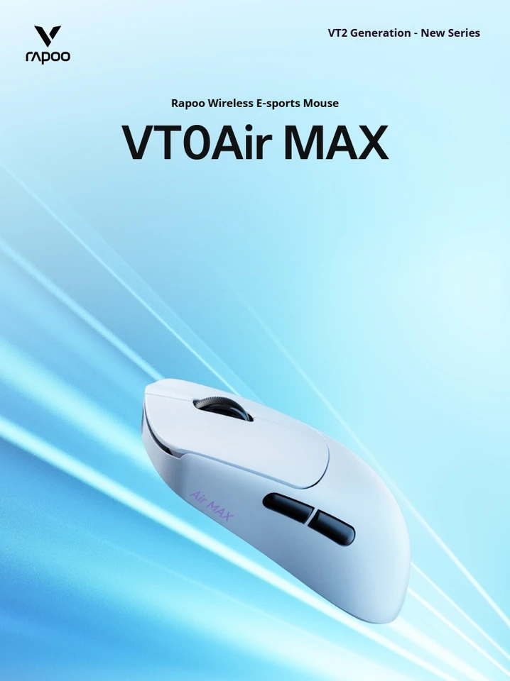 Rapoo VT0AirMAX Wireless Gaming Mouse PAW3950 Ultimate Dual 8KHz