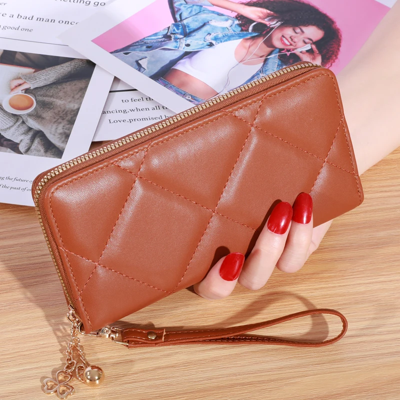 Double Zipper Wallet Women Luxury  Wallet Clutch Luxury Brand Women -  Luxury Brand - Aliexpress