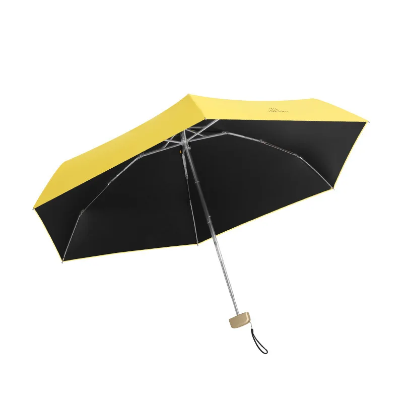 Women's Compact UPF Sun Umbrella - Stylish & Portable Travel Shade