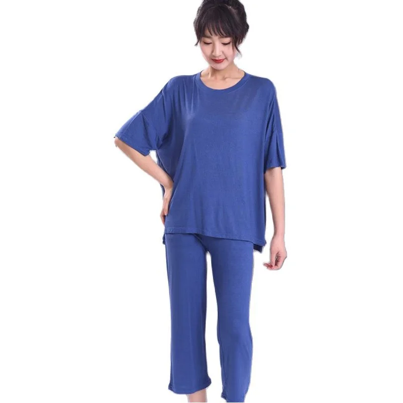 

Пижама женская из модала и хлопка, на весну/лето