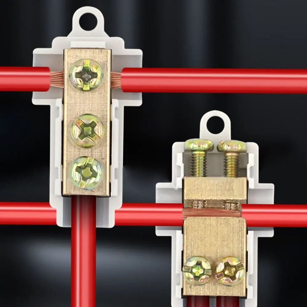 Electrical Cable Junction Box Quick Wire Connector Terminal Block High Power Branch Terminal T-type Wiring Terminal