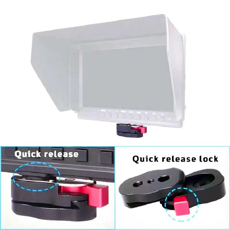 Description Picture 4 of itemMini Quick Release Plate with 1/4" Screw for Camera Tripod Gimbal Monopods Video Monitors Magic Arm Flash Bracket Stabilizer