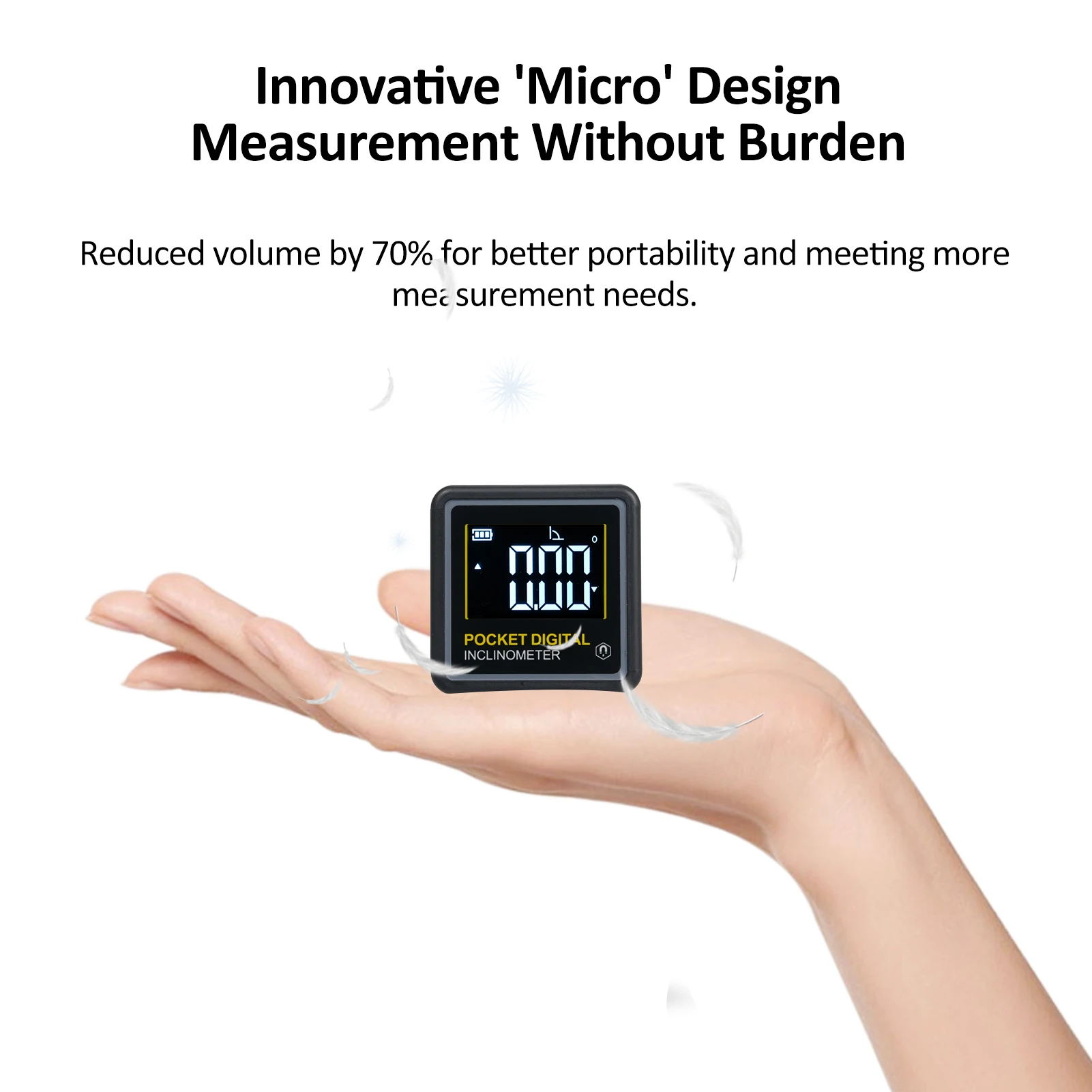 Portable Digital Inclinometer LCD Backlight Protractor Slope Level Meter Digital Angle Ruler Single-side Magnetics Protractor