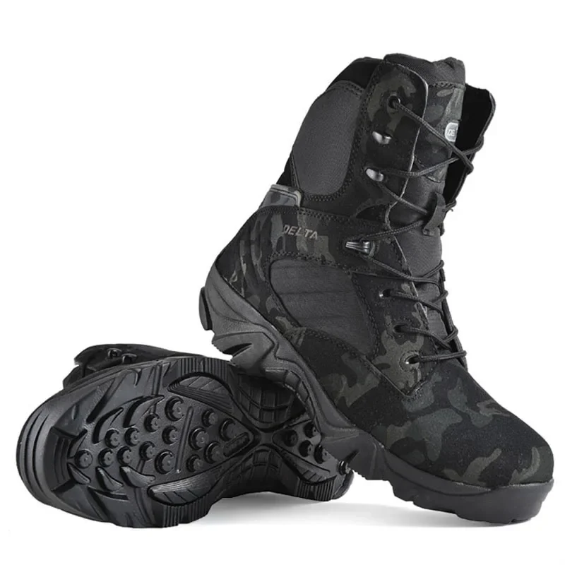 Men's Boots 2026 New Combat Shoes For Men Outdoor Sport Climb Mountains Cross Country Men Sneakers sapatos masculinos - 3