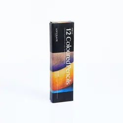 Vibrant Wooden Colored Pencils Set - Premium Art Supplies (12 Colors)