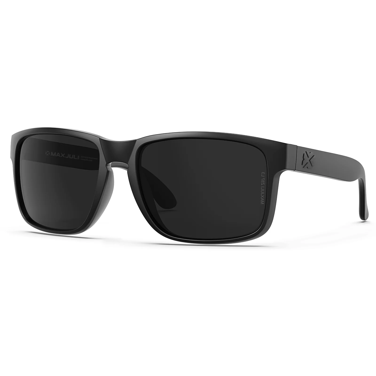 MAXJULI XL Größe Doppelte extra große Z87 Sonnenbrille für große breite Köpfe Herren TR90 UV400 Schutzbrille 8120XL