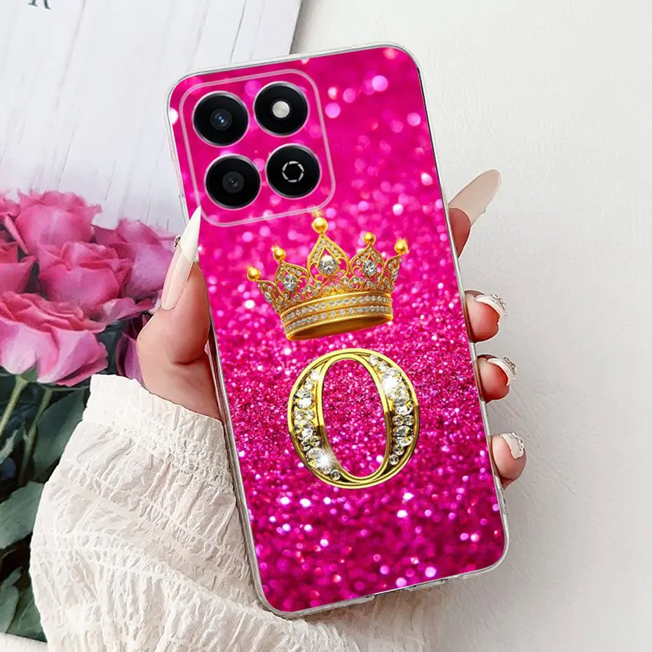 Fashion Letter Clear TPU Slim Soft Silicone Phone Case Bumper