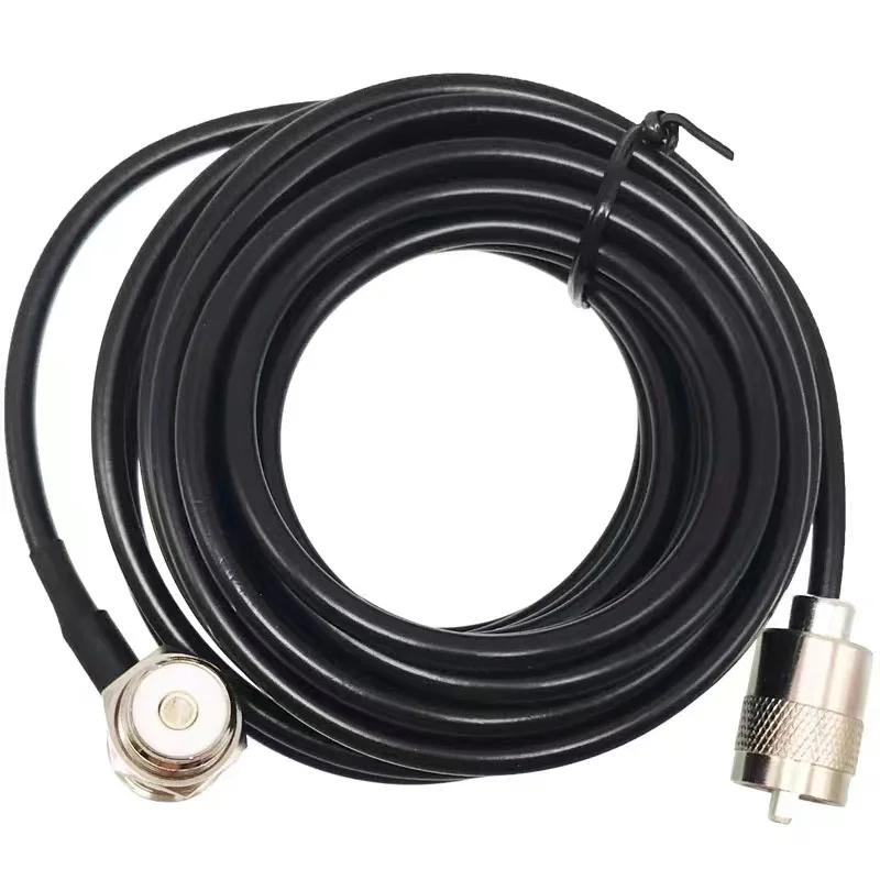 

RG58 50-3 16FT/5M Coaxial Extend Cable for Car Walkie Talkie MP320 MP9000 5 Meter Car Radio Antenna Cable Low Loss Mobile Radio