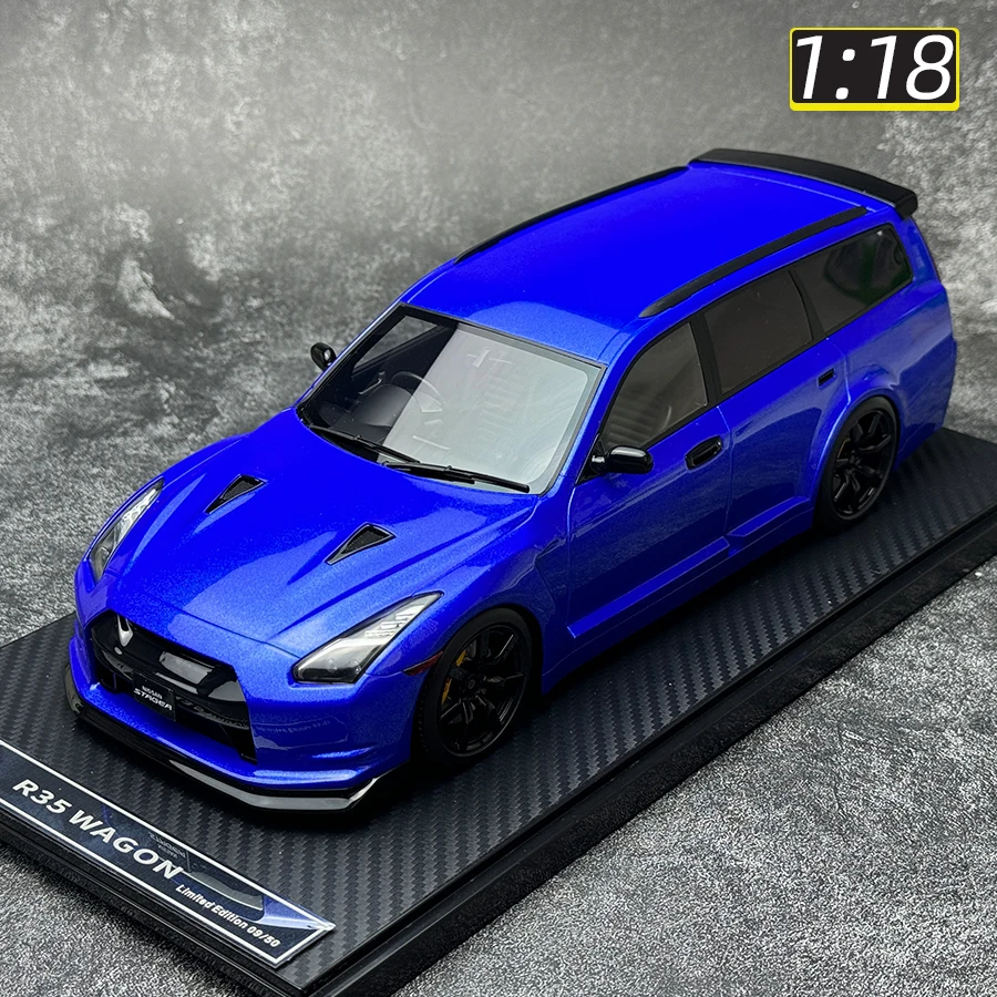 IVY 1/18 NISSAN STAGEA GTR R35 Travel Edition Car model Static