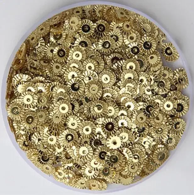 Sparkling Gold Sequin Mix for Crafting and Decoration