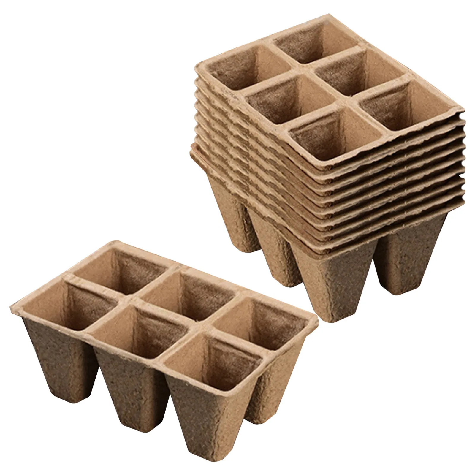 Seed Starter Tray 10/20Pcs Biodegradable Peat Pots