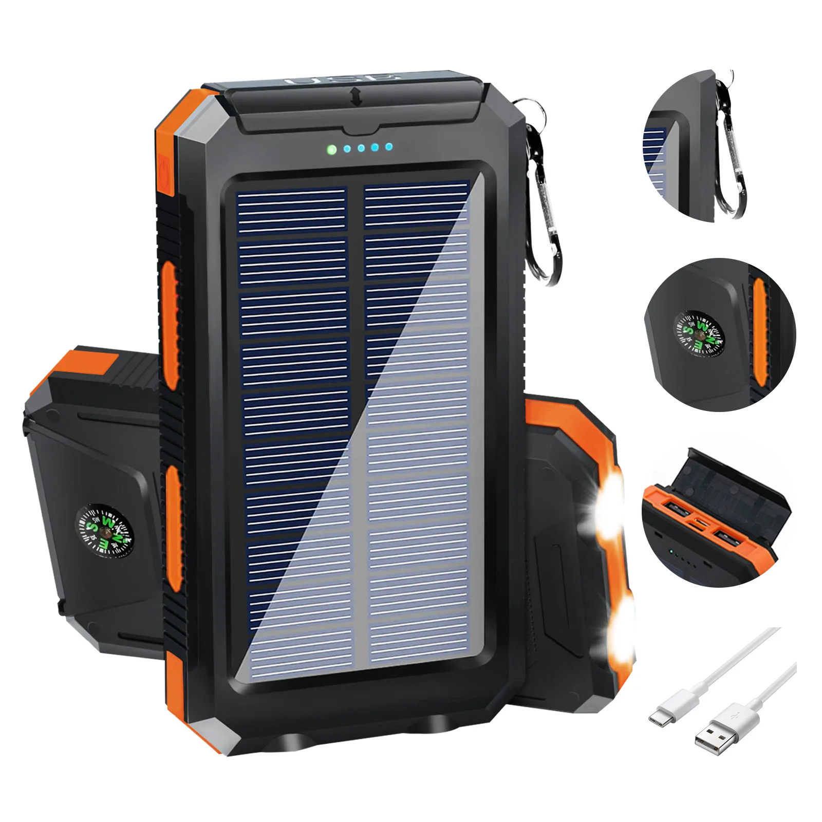 20000mAh Solar Power Bank 1