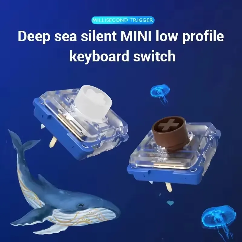Kailh Deep Sea Silent Mini Low Profile Switch Lonely Island/Whale