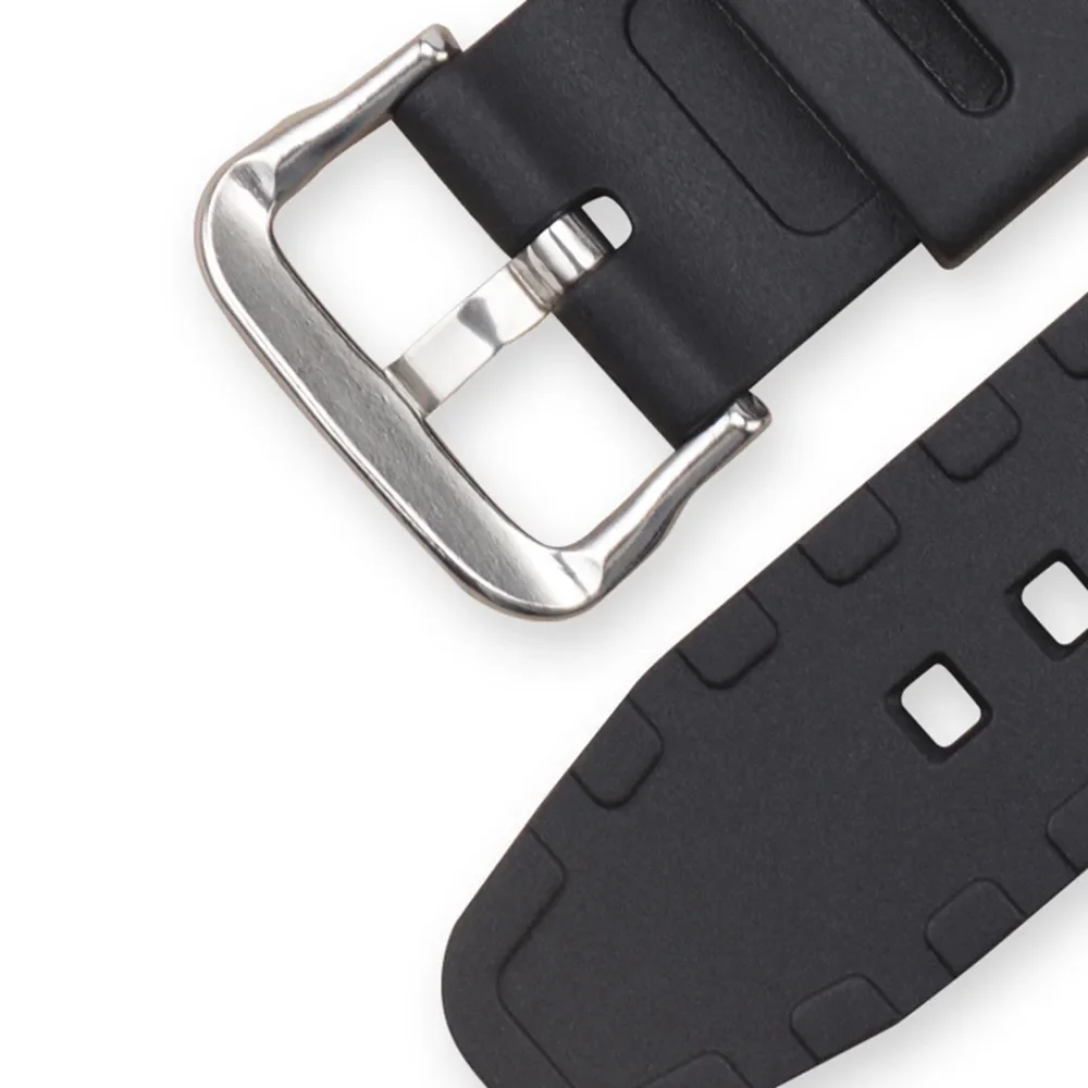 Durable Rubber Silicone Watch Strap Bracelet, 18mm