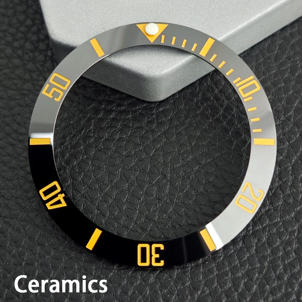 Premium Ceramic/Aluminum Watch Bezel Insert - High-Quality Mechanical Accessory