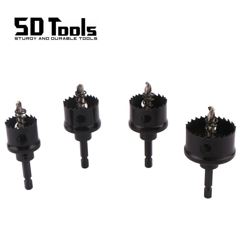 Thin Wall Hole Saw Hex Shank M42 Bimetal High Speed Steel Drill Bits Thin Metal Stainless Steel Plastic PVC Hole Opener Tools