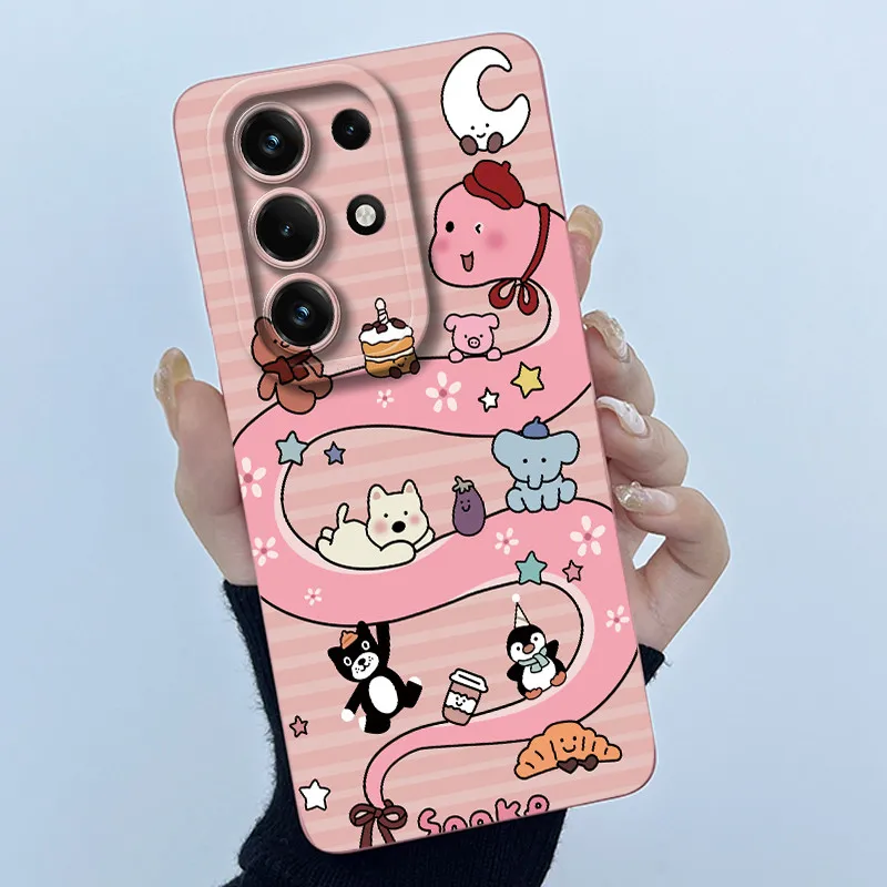 Simplicity Oil Painting Floral Silicone Soft Shockproof Back Cover