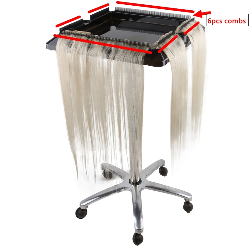 6pc salon trolley combs for hangering the hair trolley accessory sell alone