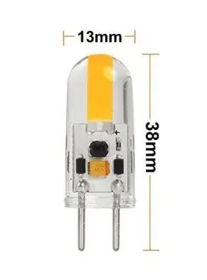 Description Picture 4 of item10pcs Dimmable GY6.35 LED lamp DC 12V Silicone LED COB Spotlight Bulb 3W 1505 COB light Replace 30W halogen lighting
