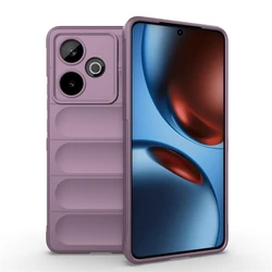 Enhanced Protective Soft TPU Silicone Full Back Case - Anti - knock Design, Full Coverage for Realme GT 7 (Purple)