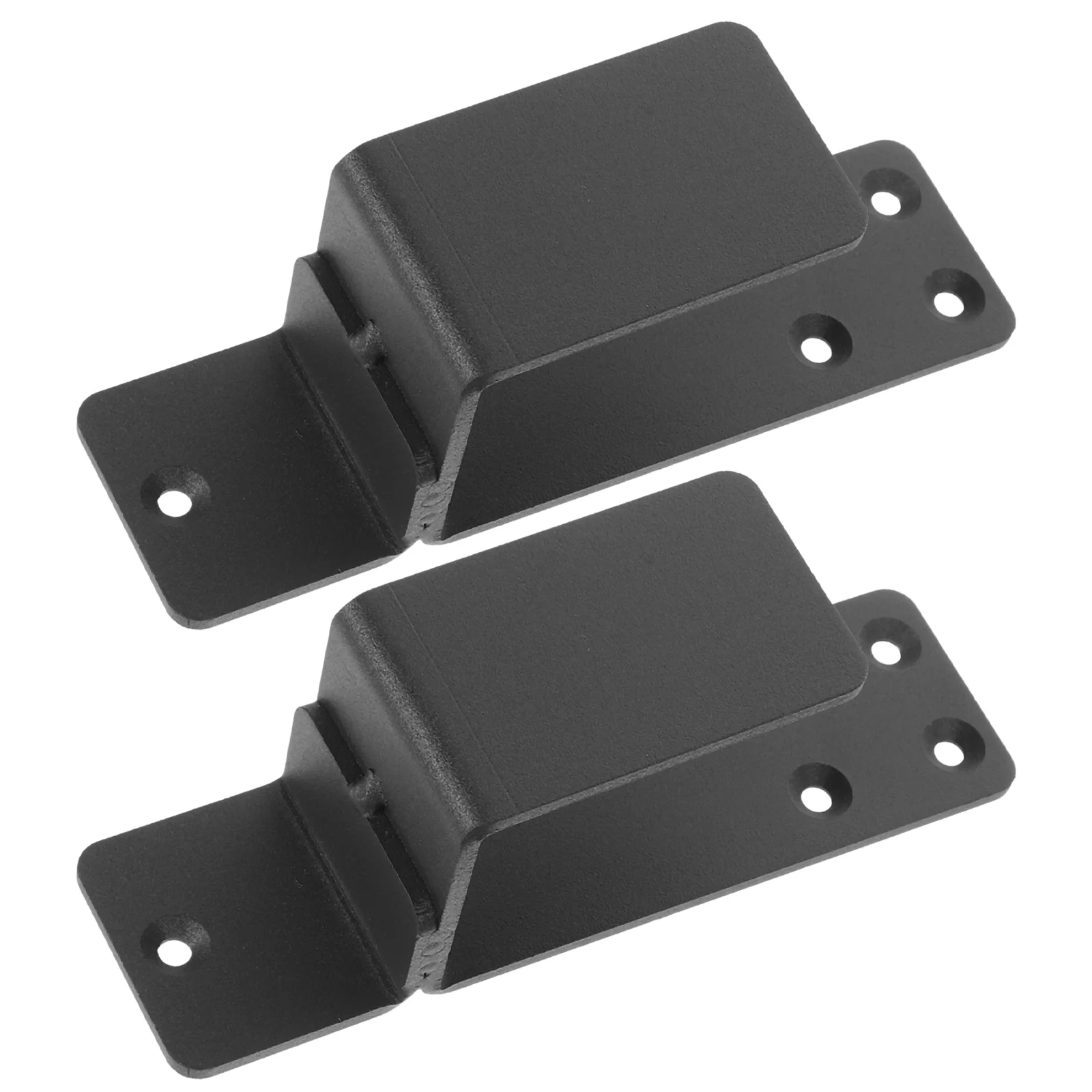 

2 Pcs Door Latch Safety Bracket Hooks Barricade Brackets Steel Security