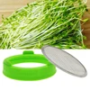 86mm Wide Mouth Sprouting Jar Filter cap Stainless Steel Screen Seed Germination Tray Kit for Peas Bean Sprouts Seedling Growth 6
