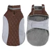 Big Dog Clothes For Winter Warm Thicken Pets Vest Coat With D-ring Outdoor Waterproof Reflectivce Jacket For Large Dogs Labrador 4