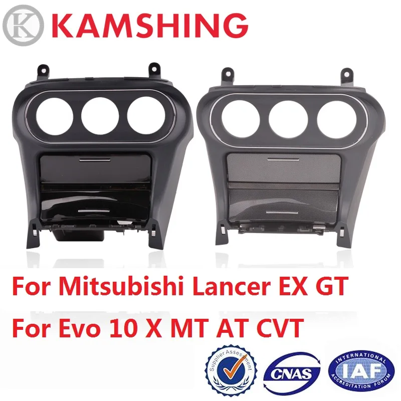 Capqx For Mitsubishi Lancer Ex Gt For Evo 10 X Mt At Cvt Car Dashboard Air Conditioning Plate Switch Panel Frame Shift Box Plate Interior Door Panels Parts Aliexpress