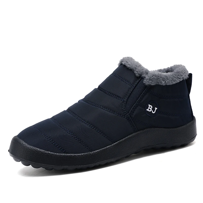 Women's Fashion Slip-On Platform Ankle Boots - Waterproof Casual Winter Footwear