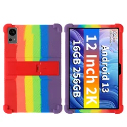 Shockproof Silicone Stand Shell for 12 - inch Tablets - Enhanced Protection & Versatile Use (MULTI)