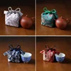 Thickened Fabric Storage Bag Outdoor Travelling Portable Teacup Organiser Tool Zen Ceramic Product Drawstring Collection Pouches 2