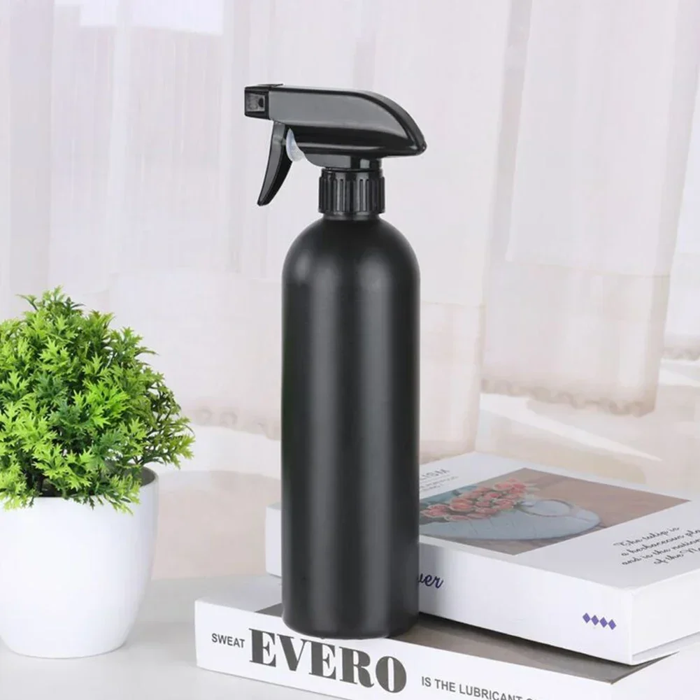 Plastic Bottle Spray Bottle Hairdressing Multifunction Replacement Water Sprayer 500ML Black For Barber Hair Salon