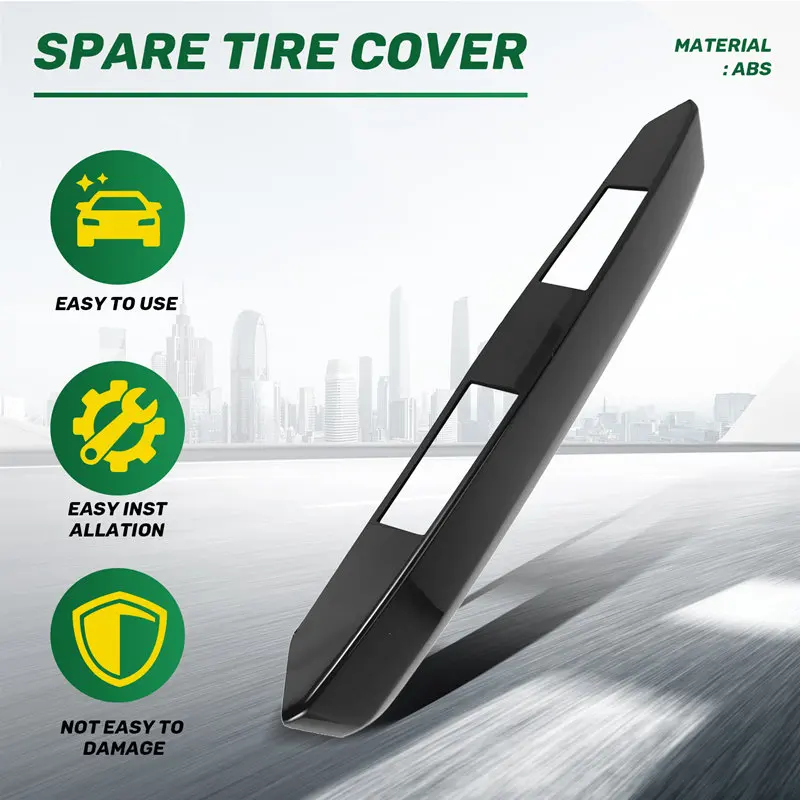 A22F-Car Spare Tire Cover Tire Up Board For Mitsubishi Pajero V97 Montero V93 Shogun V95 V87 2007-2013