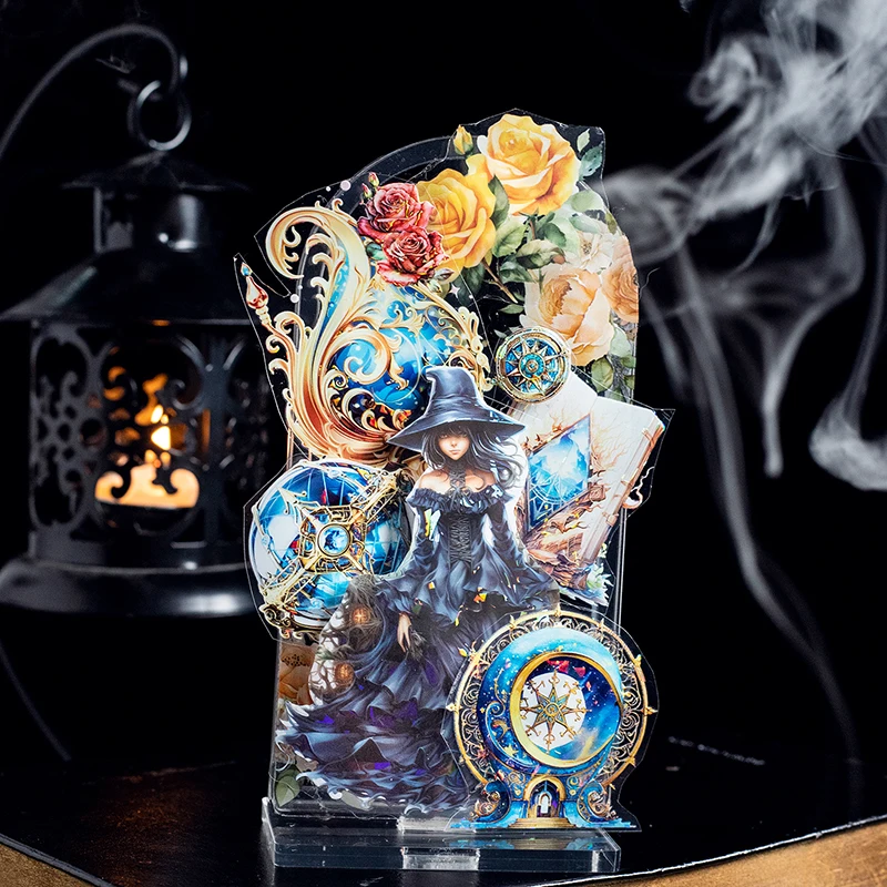 Yoofun 5x200cm Magic Book Vintage Shell Light PET Tape Creative DIY Journal Scrapbooking Collage Decor Masking Tape Card Making 2
